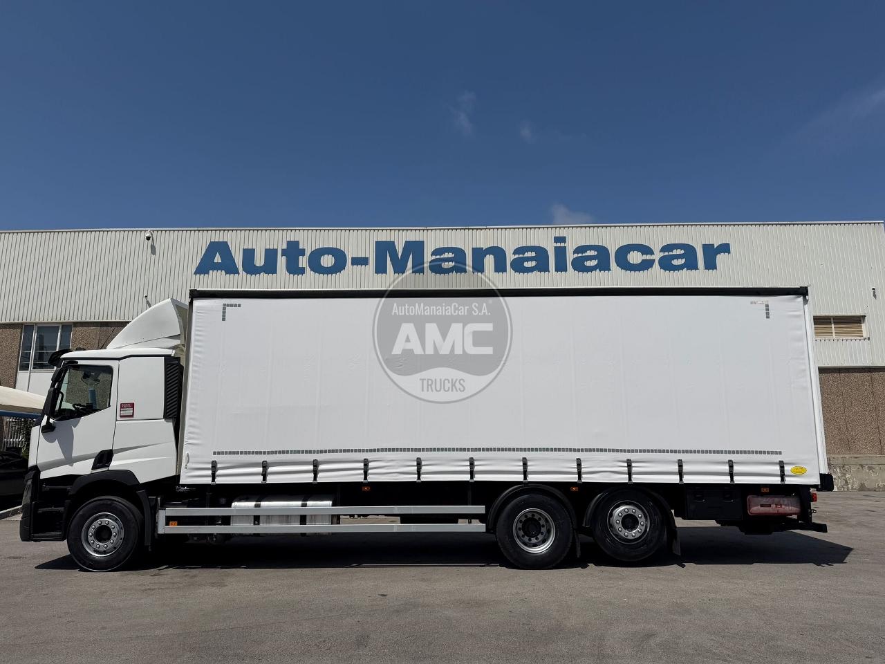 RENAULT T380 EURO6 6X2 2017 CAB. CAIXA CORTINAS 8.90 X 2.45 X 2.65