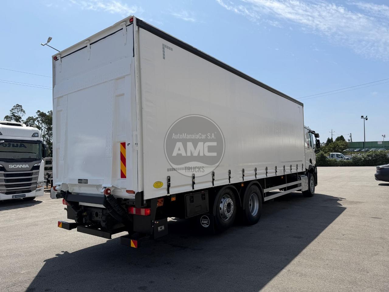RENAULT T380 EURO6 6X2 2017 CAB. CAIXA CORTINAS 8.90 X 2.45 X 2.65