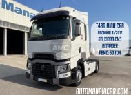 RENAULT T480 HIGH CAB 4X2 11/2017 DTI 13000 CM3 RETARDER NACIONAL 50TON