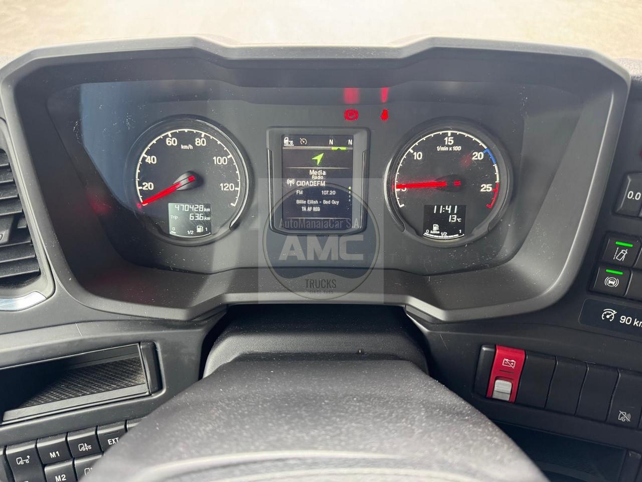 1 SCANIA P280 EURO6 4X2 (NOVO MODELO) 2020 MED. CAIXA 8.95 X 2.47 X 2.70