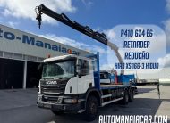 SCANIA P410 6X4 EURO6 COM GRUA HIAB KM 414 FT-S RETARDER REDUÇÃO