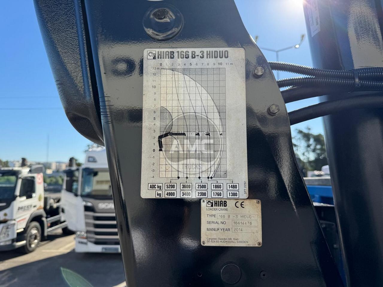 SCANIA P410 6X4 EURO6 COM GRUA HIAB KM 414 FT-S RETARDER REDUÇÃO