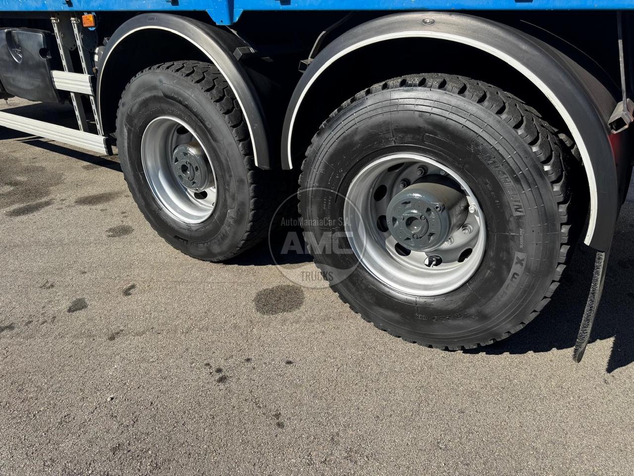 SCANIA P410 6X4 EURO6 COM GRUA HIAB KM 414 FT-S RETARDER REDUÇÃO
