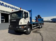 SCANIA P410 6X4 EURO6 COM GRUA HIAB KM 414 FT-S RETARDER REDUÇÃO