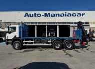 SCANIA P410 6X4 EURO6 COM GRUA HIAB KM 414 FT-S RETARDER REDUÇÃO