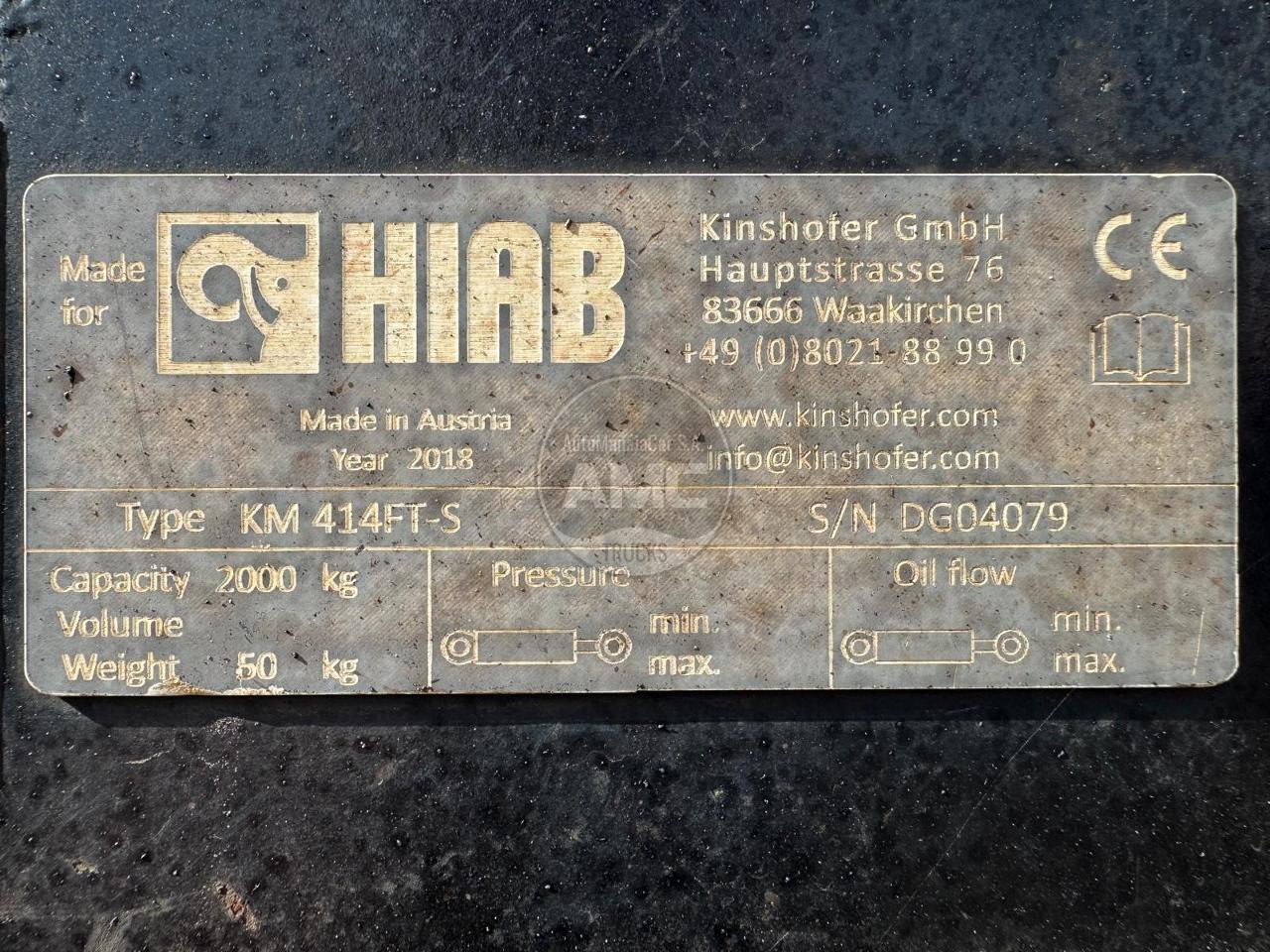 SCANIA P410 6X4 EURO6 COM GRUA HIAB KM 414 FT-S RETARDER REDUÇÃO