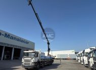 SCANIA P410 e6 8X2 ESTRADO + GRUA RETARDER 265.000KM