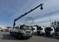 SCANIA P410 e6 8X2 ESTRADO + GRUA RETARDER 259.000KM