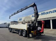 SCANIA P410 e6 8X2 ESTRADO + GRUA RETARDER 259.000KM