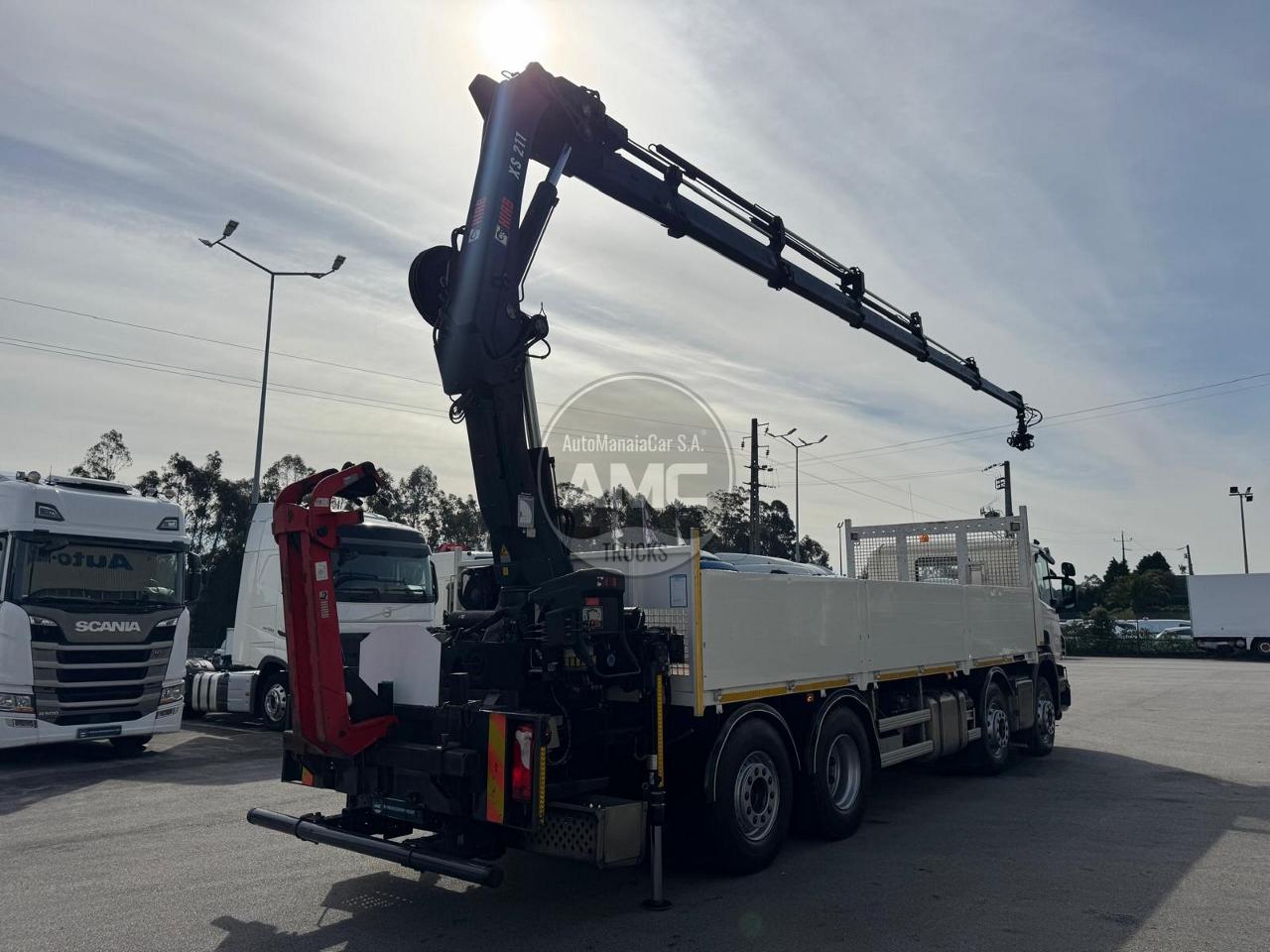 SCANIA P410 e6 8X2 ESTRADO + GRUA RETARDER 259.000KM