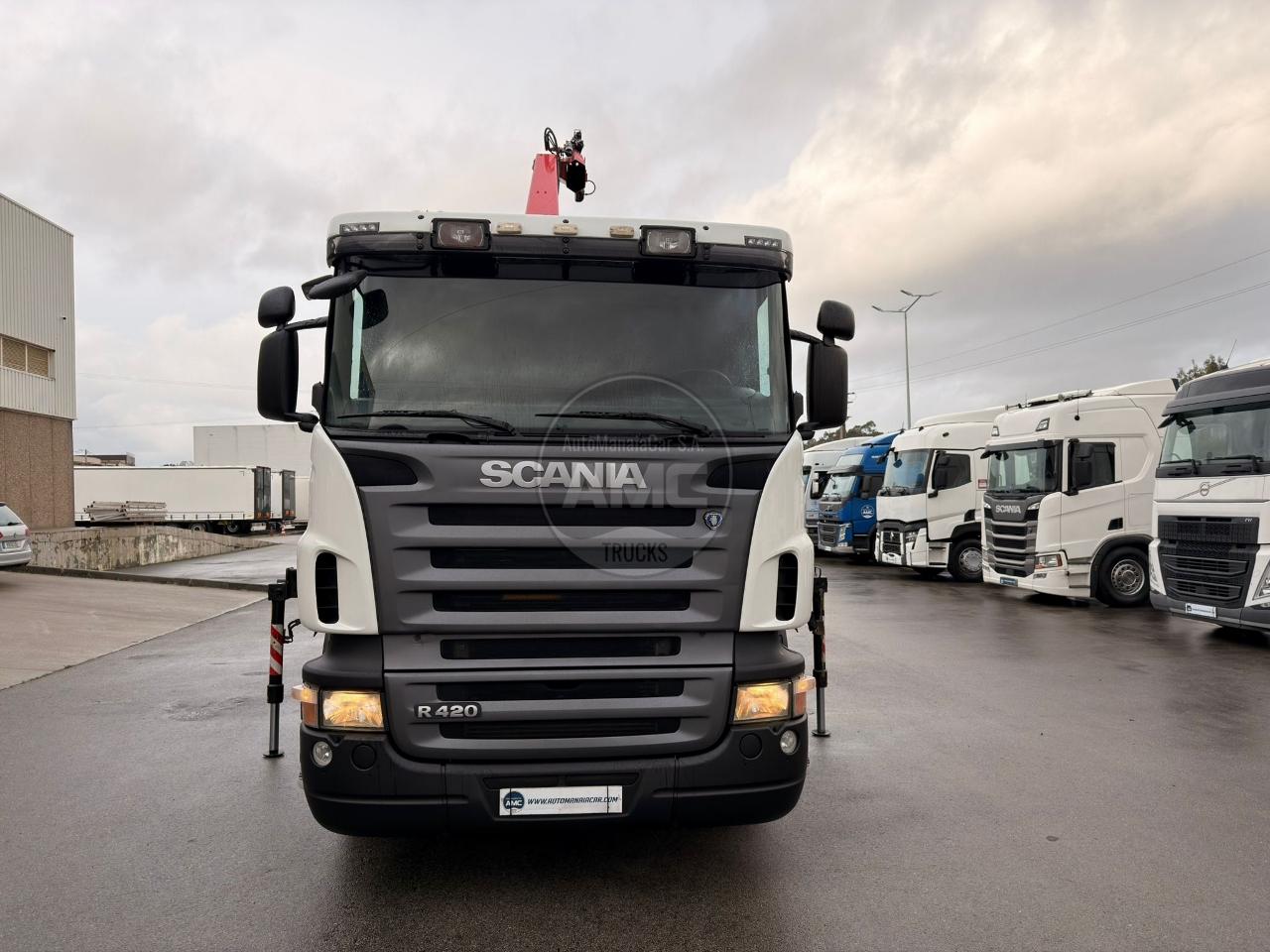 SCANIA R420 EURO5 6X2 RETARDER ABERTA COM GRUA