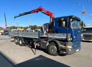 SCANIA R420 6X2 EURO5 RETARDER ESPECIAL TRANSPORTE FERRO COM GRUA FASSI F95A