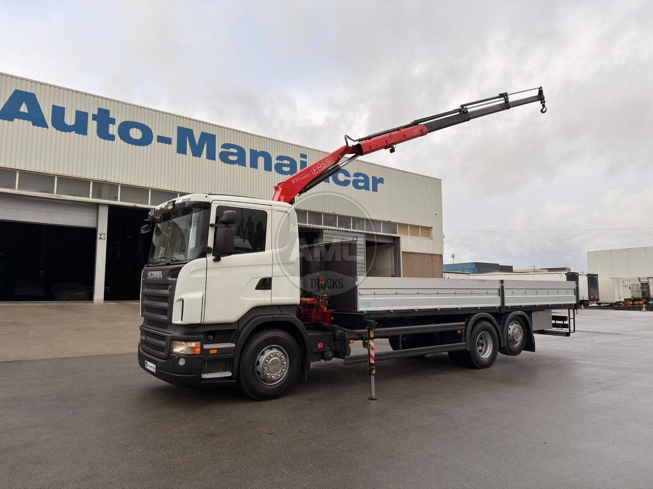 SCANIA R420 EURO5 6X2 RETARDER ABERTA COM GRUA