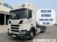 SCANIA R450 EURO6 6X2 10/2019 RETARDER COM PINOS PORTA CONTENTORES