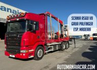 SCANIA R560 V8 6X2 ESPECIAL P/MADEIRA C/GRUA PALFINGER + CABINE FECHADA