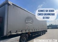 SEMI-REBOQUE SCHMITZ S01 3 EIXOS 07/2012 COM CHASSI GALVANIZADO