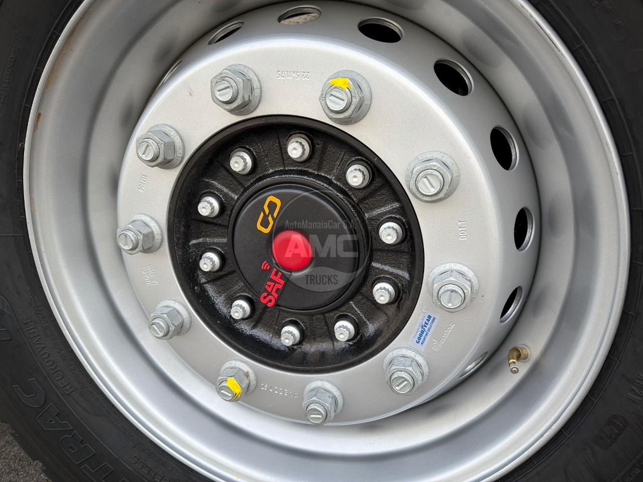 “NOVO” (NEW) – HARDOX 450 CAPACIDADE 25M3 1º E 2º EIXO ELEVÁVEIS