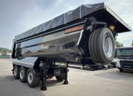 “NOVO” (NEW) – HARDOX 450 CAPACIDADE 25M3 1º E 2º EIXO ELEVÁVEIS