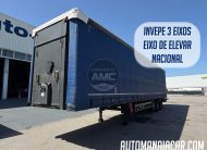 SEMI-REBOQUE INVEPE S380 3R CORTINAS 3EIXOS C/EIXO ELEVAR NACIONAL