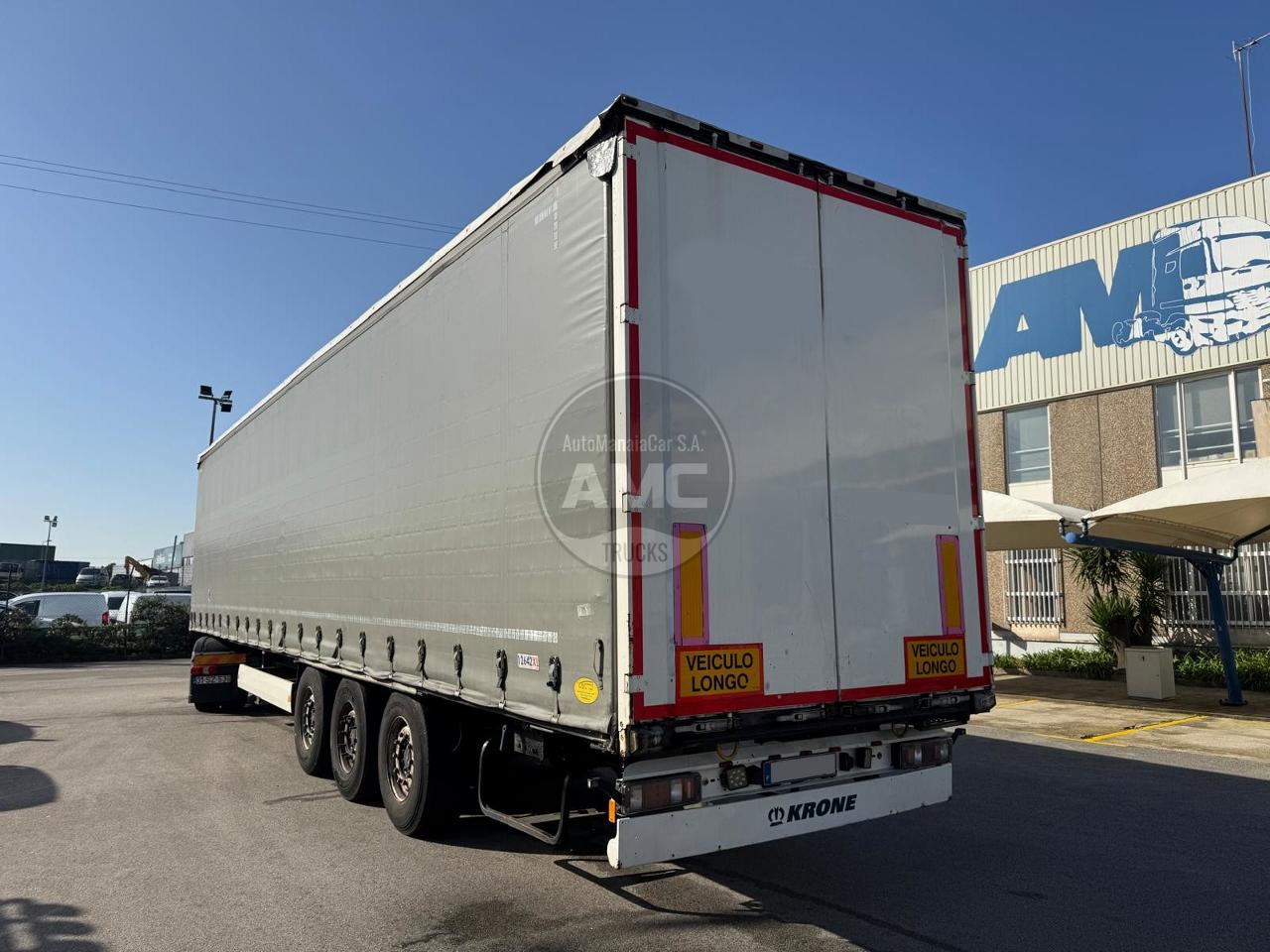 SEMI-REBOQUE KRONE SD 3 EIXOS TETO DE ELEVAR NACIONAL