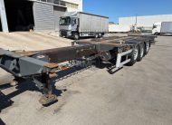 SEMI-REBOQUE PACTON 3 EIXOS EXTENSÍVEL CONTENTORES: 2X20 / 1X40 / 1X45