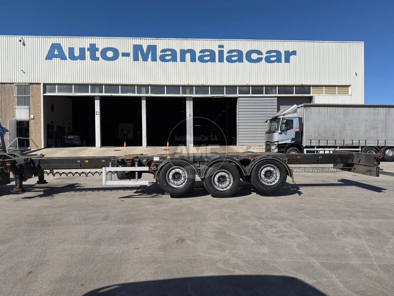 SEMI-REBOQUE PACTON 3 EIXOS EXTENSÍVEL CONTENTORES: 2X20 / 1X40 / 1X45