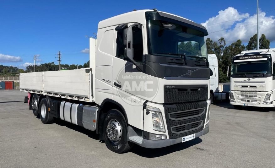 VOLVO FH13 420 EURO6 6X2 07/2016 CAB BAIXA RETARDER 7.30 X 2.50 X 0.80