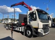 VOLVO FE 280 EURO6 4X2 19TON 2017 ESTRADO 7.5 MTS COM GRUA