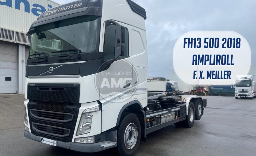 VOLVO FH13 500 EURO6 6X2 2018 AMPLIROLL F.X.MEILLER RS2170 21TON