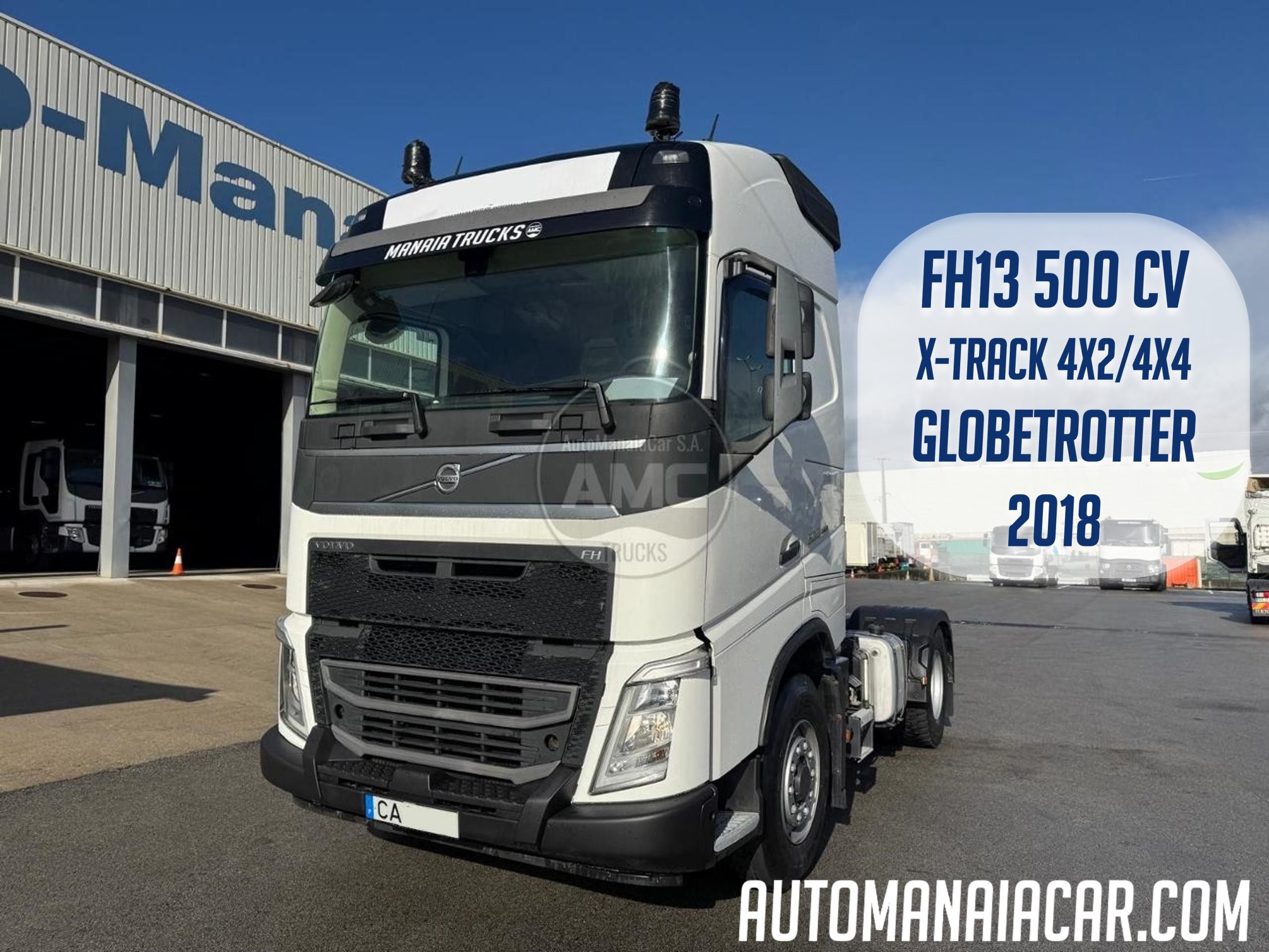 TRATOR VOLVO FH13 500 X-TRACK 4X2/4X4 GLOBETROTTER EURO6 KIT HIDRÁULICO 2018