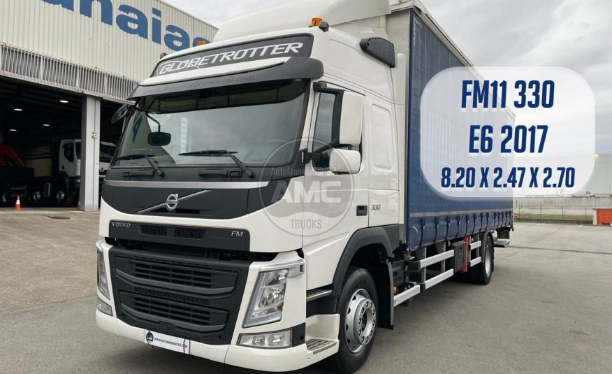 VOLVO FM11 330 EURO6 4X2 2017 COM CORTINAS E TETO DESLIZANTES 8.20 X 2.47 X 2.70