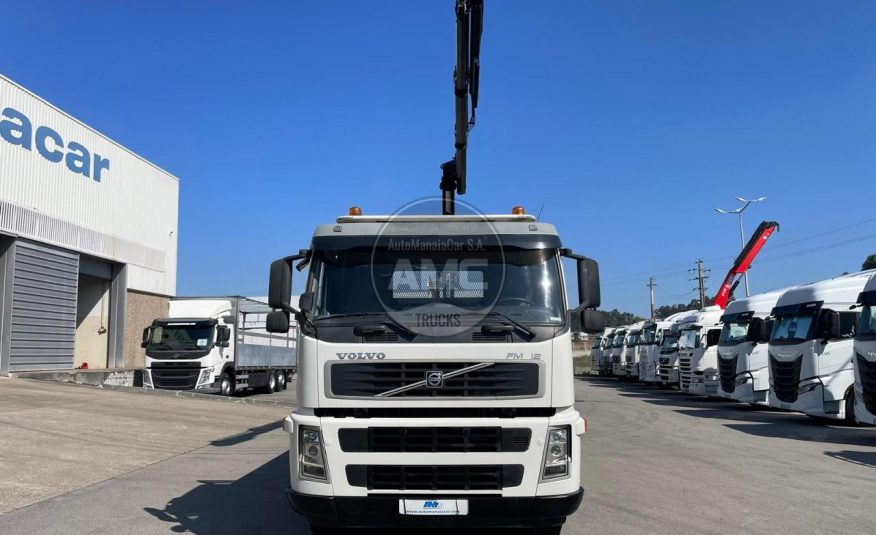 VOLVO FM12 380 8X4 COM GRUA HIAB 166 E-5 HIPRO