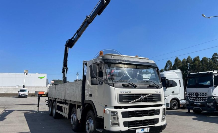 VOLVO FM12 380 8X4 COM GRUA HIAB 166 E-5 HIPRO