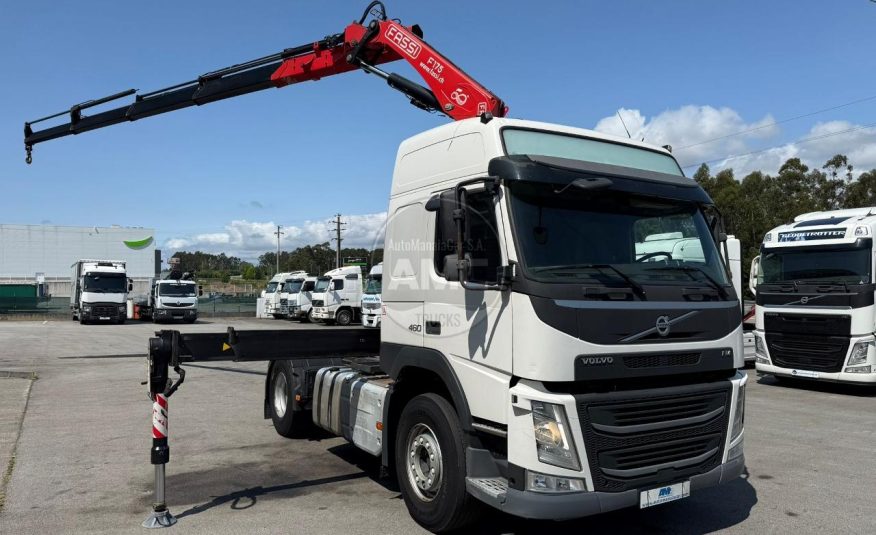 TRATOR VOLVO FM13 460 EURO6 4X2 2015 RETARDER GRUA FASSI A175
