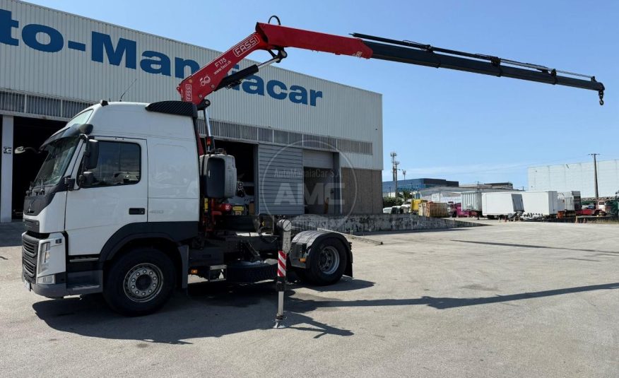 TRATOR VOLVO FM13 460 EURO6 4X2 2015 RETARDER GRUA FASSI A175