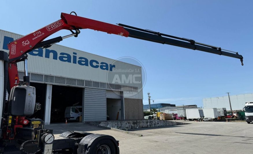 TRATOR VOLVO FM13 460 EURO6 4X2 2015 RETARDER GRUA FASSI A175