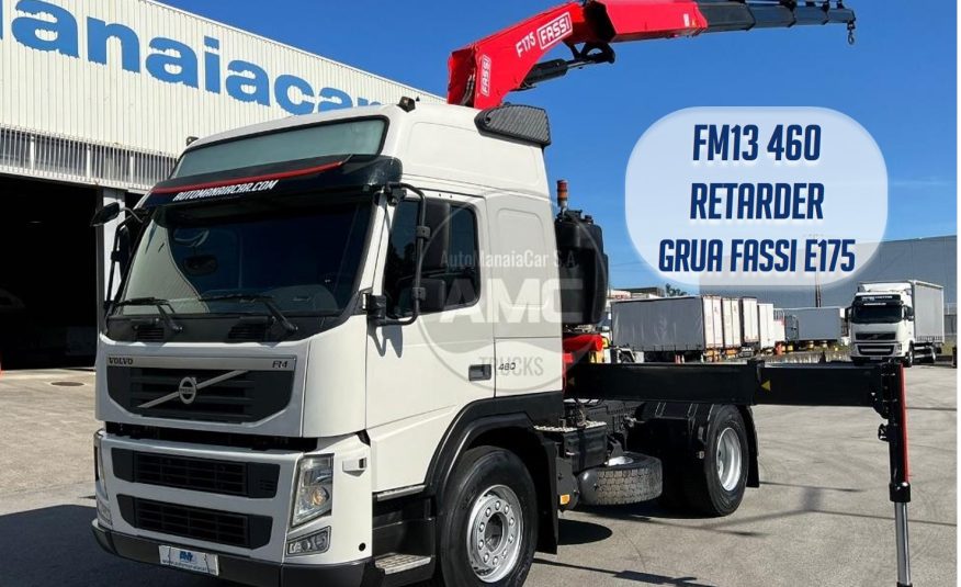 TRATOR VOLVO FM13 460 4X2 RETARDER COM GRUA FASSI