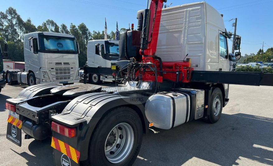 TRATOR VOLVO FM13 460 4X2 RETARDER COM GRUA FASSI