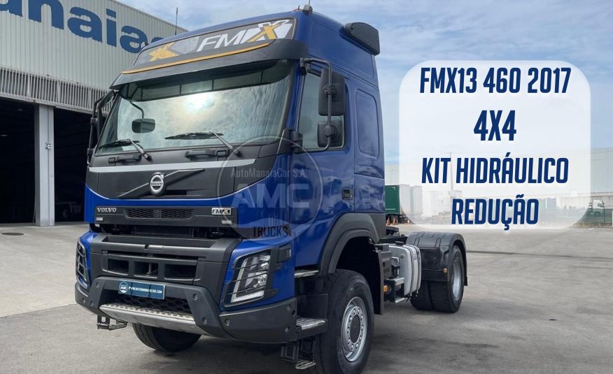 VOLVO FMX13 460 EURO6 4X4 COM REDUÇÃO E KIT HIDRÁULICO 2017