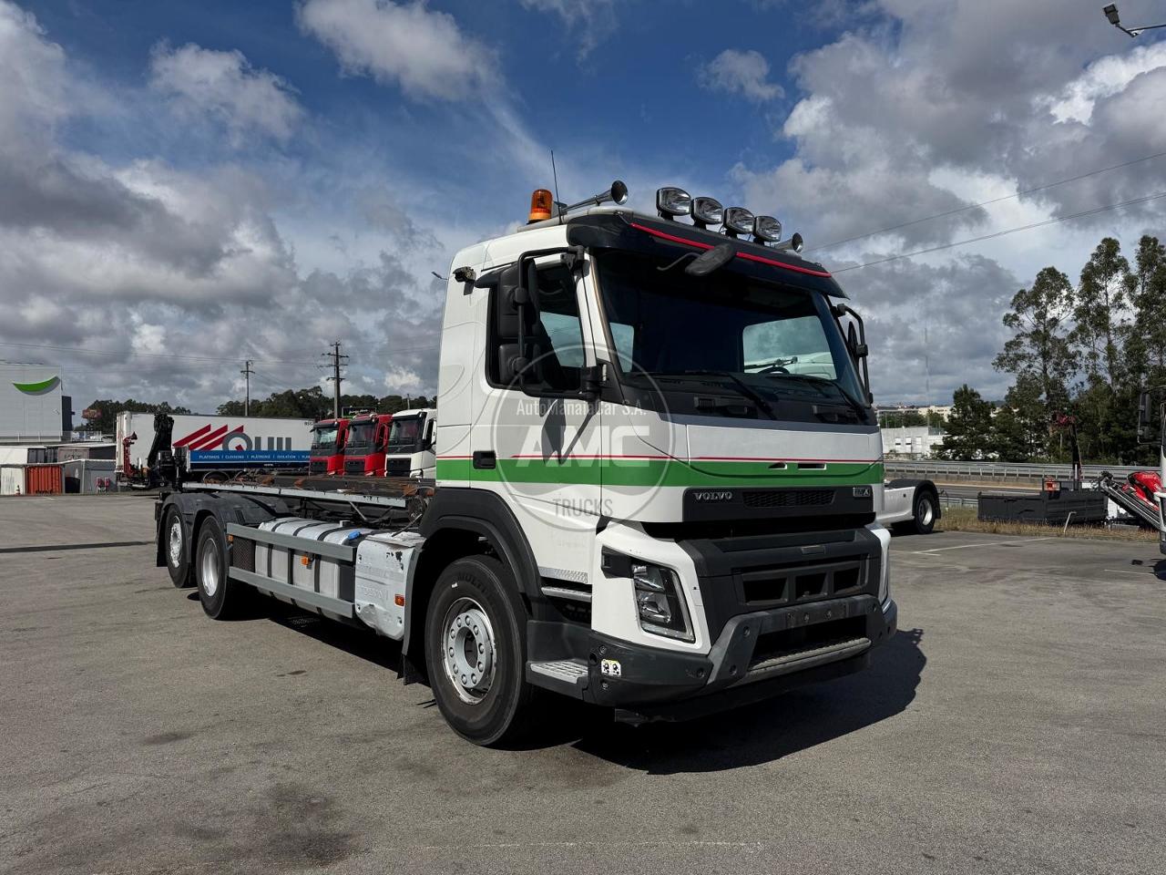 VOLVO FMX13 500 EURO6 6X2 2018 SISTEMA DE CABOS PORTA CONTENTORES CAP: 25 TON