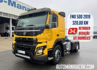 VOLVO FMX 500 CABINE BAIXA 4X2, RETARDER, REDUÇÃO, KIT HIDRÁULICO 2019 320.000KM